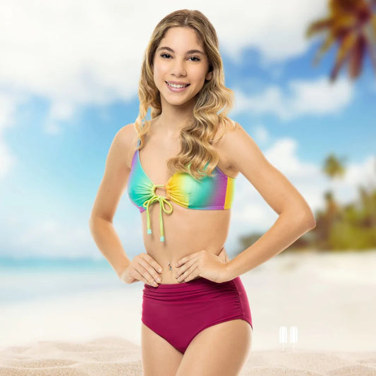 Cosette Teens — High Waist Period Swimwear Bikini